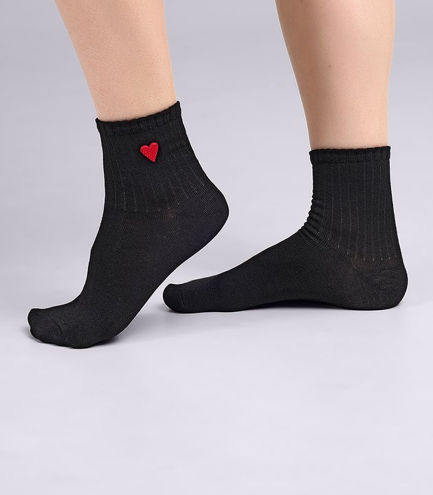 CLE Носки жен.Д648 хл+эл вышив