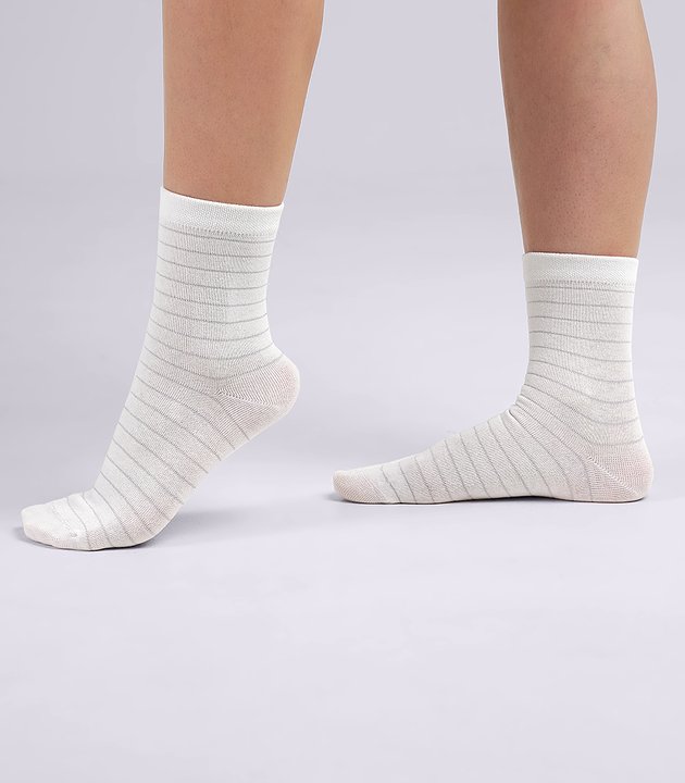 CLE Носки жен.Д299 люрекс хл+эл