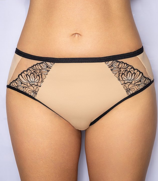 Трусы/Briefs, 213-0479, миндаль-черный/toasted almond-black