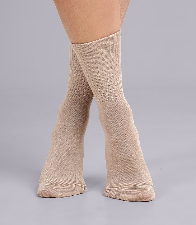 CLE Носки жен.Д2423 вискоза-акрил удлиненный