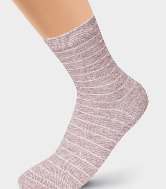 CLE Носки жен.Д299 люрекс хл+эл