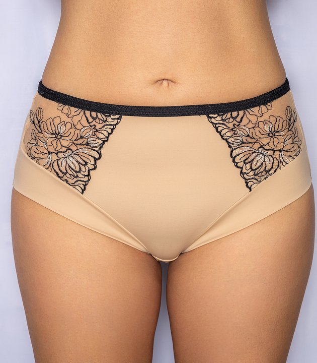 Трусы/Briefs, 461-0479, миндаль-черный/toasted almond-black